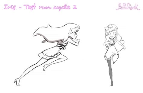 Team LoliRock — Here are a few animation walk and run cycle we...