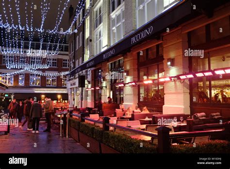 Piccolino Restaurant, Heddon Street, London, England, UK Stock Photo ...