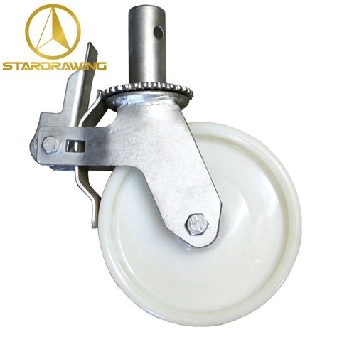 Stardrawing 6 8 Inch Mobile Scaffold Caster Wheel With Total Brake