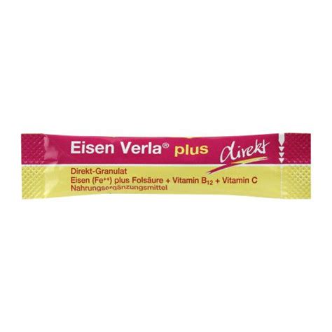 Eisen Verla Plus Direkt Sticks St Eisen Vitamine Mineralien