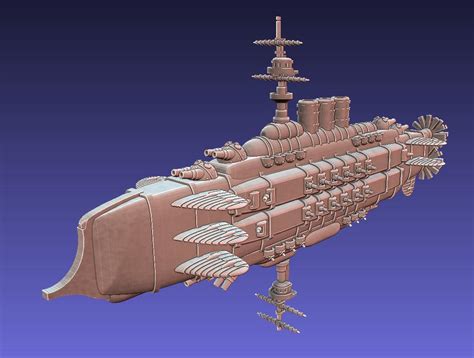 Working on a steampunk flying battleship for the wargame 'Castles in ...