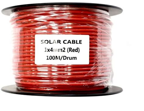 Solar Allin M Solarkabel Verl Ngerungskabel F R Pv Anlagen Mm Rot