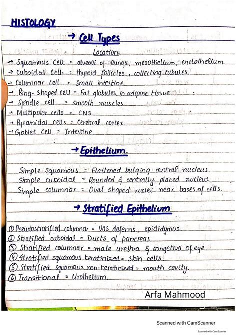 Solution Easy And Detailed Histology Notes Connetive Tissue Epithelium