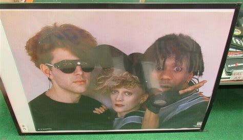 THOMPSON TWINS POSTER NEW MID 80S RARE VINTAGE COLLECTIBLE OOP BAND SHOT | #3871733335