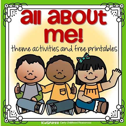 All About Me preschool theme activities and free printables - KIDSPARKZ