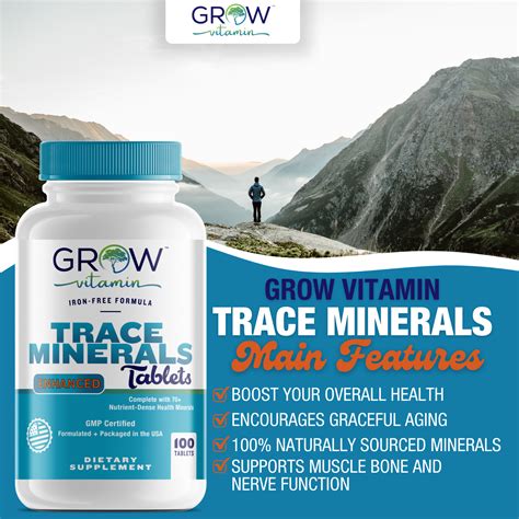 Trace Minerals Enhanced Complex Complete With 70 Nutrient Dense Health Mineral 100 Natural