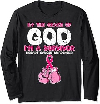 Amazon By The Grace God Im A Survivor Breast Cancer Survivor Long