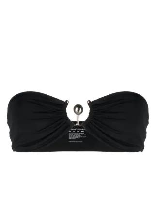 Christopher Esber Ring Detail Bandeau Bikini Top Farfetch
