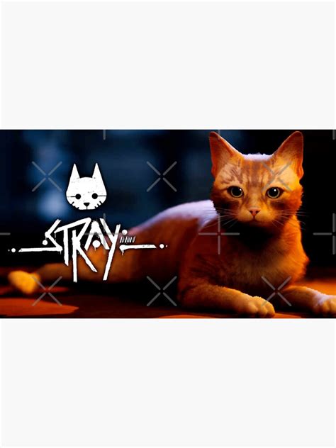 Stray Cat Game Stray Logo Sticker For Sale By Zoon Shop Redbubble