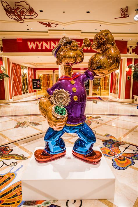 Jeff Koons Popeye Sculpture Wynn Las Vegas GML 2039 George