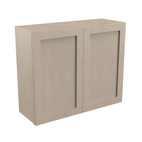 Double Door Wall Cabinet Elegant Stone 36w X 30h X 12d