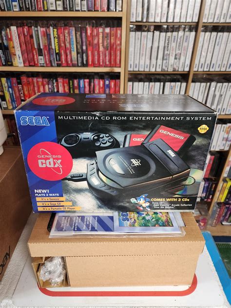 Sega Genesis Cdx Console Brand New Cib Very Rare Minty And All