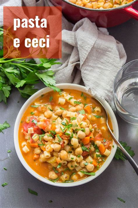 Bursting With Juicy Tomatoes Hearty Chickpeas And Tender Pasta In A Light Broth This Easy