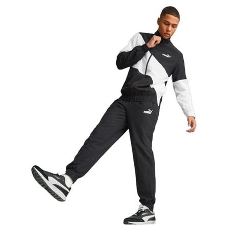 Bộ Thể Thao Nam Puma Power Woven Tracksuit Cl 673309 01S001L Black Men