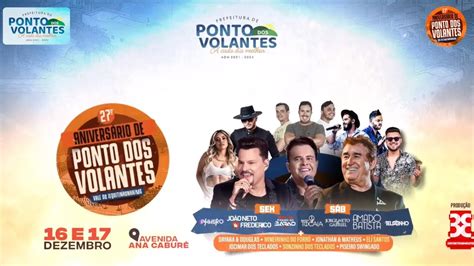 Amado Batista Show Ao Vivo Pontos Dos Volantes Minas Gerais