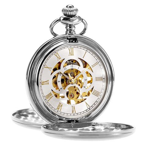 Buy Manchdavintage Pocket Watch For Men Mechanical Pocket Watch With