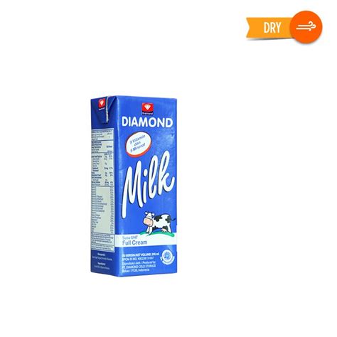 Jual Diamond Uht Milk Full Cream 200ml Indonesia Shopee Indonesia