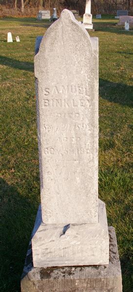 Samuel Binkley 1832 1892 Mémorial Find a Grave