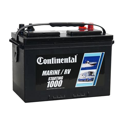 Continental M27 1000 Marine Battery Group 27 12v Battery