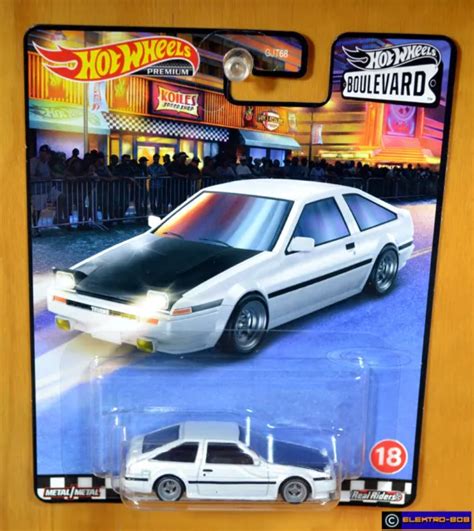 Hot Wheels Toyota Ae Sprinter Trueno White Boulevard New Vhtf E