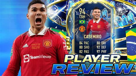 94 TEAM OF THE SEASON CASEMIRO PLAYER REVIEW FIFA 23 ULTIMATE TEAM