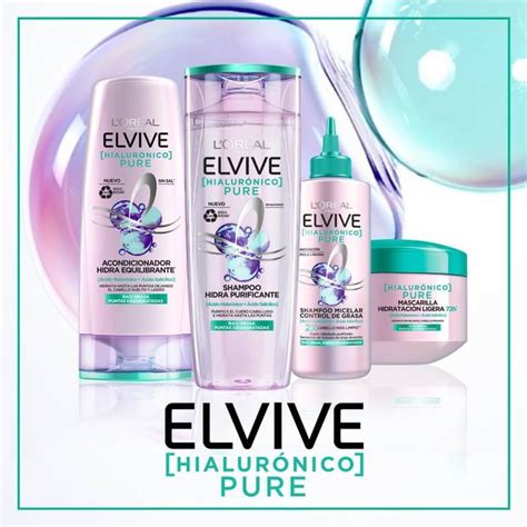 Elvive Hialur Nico Pure Cuidado Del Cabello Shampoo L Or Al Paris