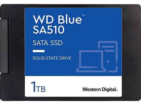 WD Blue SA510 WDS100T3B0A Festplatte, 1 TB SSD SATA 6 Gbps, 2,5 Zoll ...