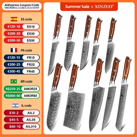 Damascus Steel Knives Xinzuo Chef Knives Xinzuo Kitchen Kitchen