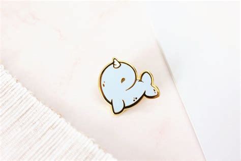 Cute Narwhal Dreamscape Adventures Collectors Hard Enamel Pin Badge