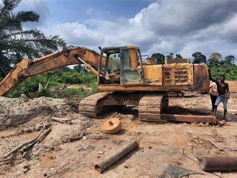 Illegal Mining 16 Excavators Seized In Western Region Graphic Online