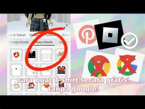 Cara Tergampang Membuat T Shirt Di Roblox Tanpa Google Intro