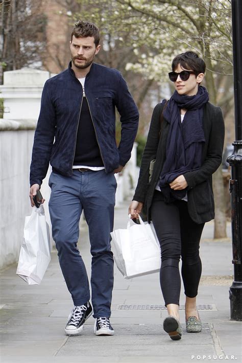 Jamie Dornan And Amelia Warner Walking In London Popsugar Celebrity