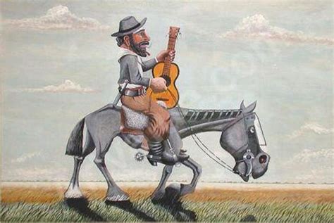 El Gaucho Payador Pinturas Molina Campos Pintura Y Dibujo