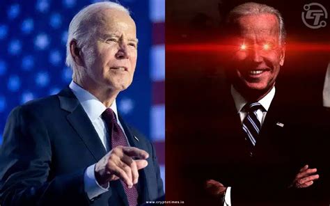 Biden Posts Non Bitcoin ‘laser Eyes Meme After Superbowl