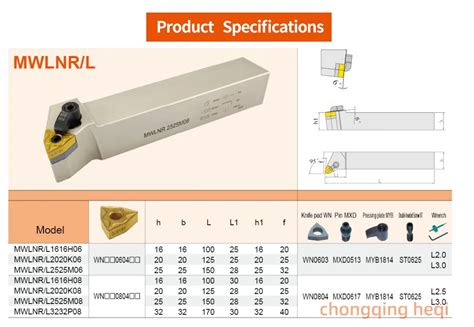 Multi Position Durable Indexable Boring Bar Turning Tool Mwlnr2525