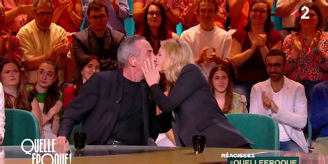 C est la première fois Thierry Ardisson et Audrey Crespo Mara s