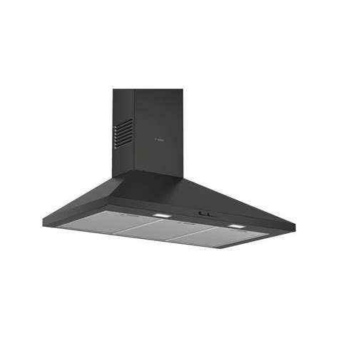 Hotte décorative bosch 90 cm noire DWP94BC60 pas cher