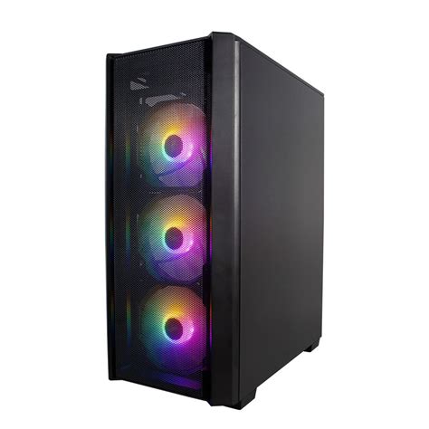 1stPlayer Case ATX - Fire Dancing V4 RGB - 4 fans included - English ...