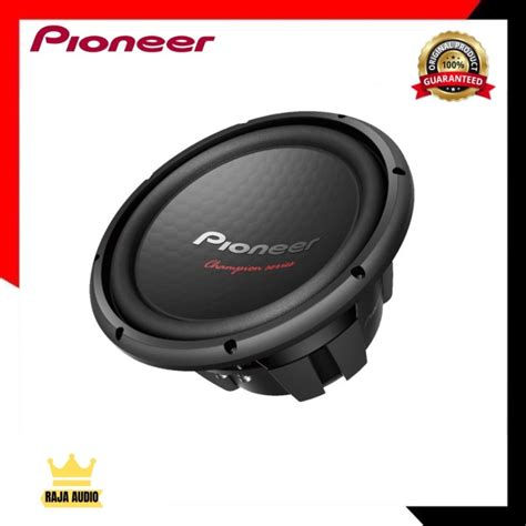 Jual Pioneer TS W312D4 12 Dual Voice Coil 4 Ohm Component Subwoofer