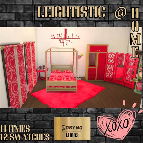 Leightistic Home Lh003 Valentines Bedroom Screenshots The Sims 4 Build Buy Curseforge