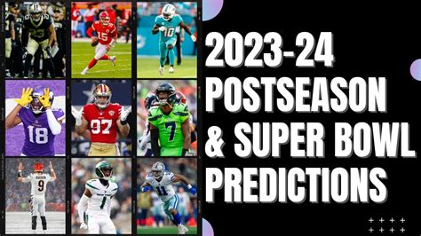 2023 NFL Predictions | Playoff & Super Bowl Picks - YouTube