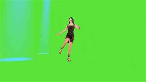 Dancing Woman Green Screen Greenscreen Dance Youtube