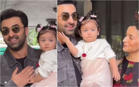 Omg Ranbir Kapoor Alia Bhatt Reveal Daughter Rahas Face To The World