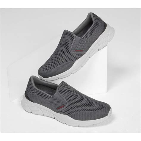 Skechers Relaxed Fit Equalizer 4 Triple Play Grey منصة سلة