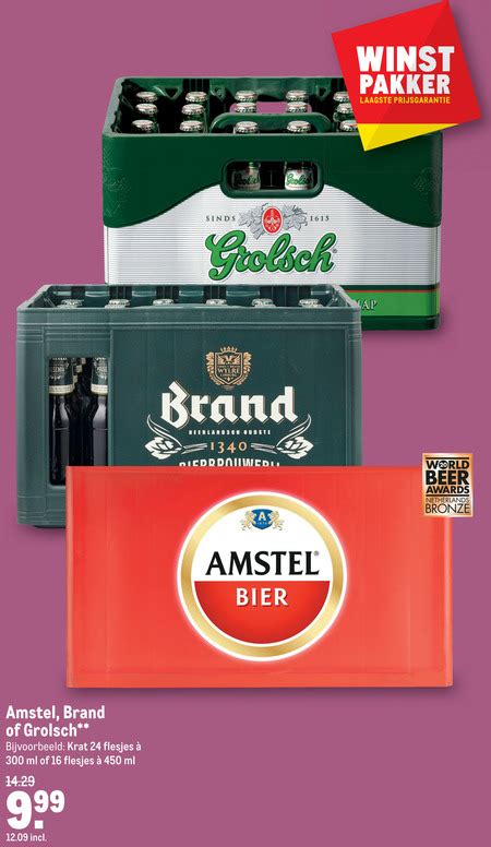 Grolsch Krat Bier Folder Aanbieding Bij Makro Details