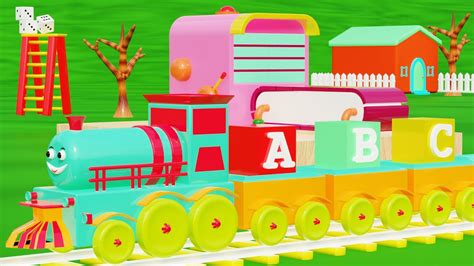 Abc Train Song With Lyrics Abc Alphabet Song For Children Julu Kids