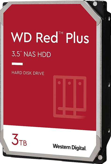 Best Buy Wd Red Plus 3tb Internal Sata Nas Hard Drive Wd30efrx