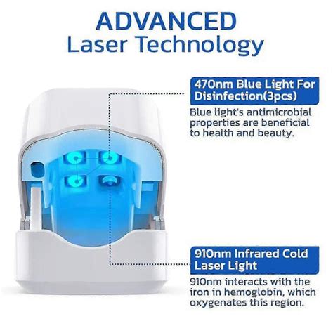 Blue Light Therapy Device for Cleaning Nail Fungus Effective for