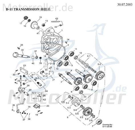 Aeon Overland 180 Gehäuse 22mm 180ccm 4Takt 21301 158 001 Getriebe