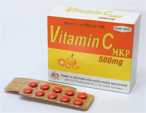 Vitamin C MKP 500mg Mekophar